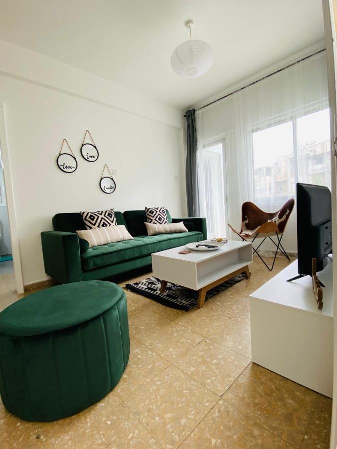 Boho-Chic One Bedroom Flat In Engomi Exteriér fotografie