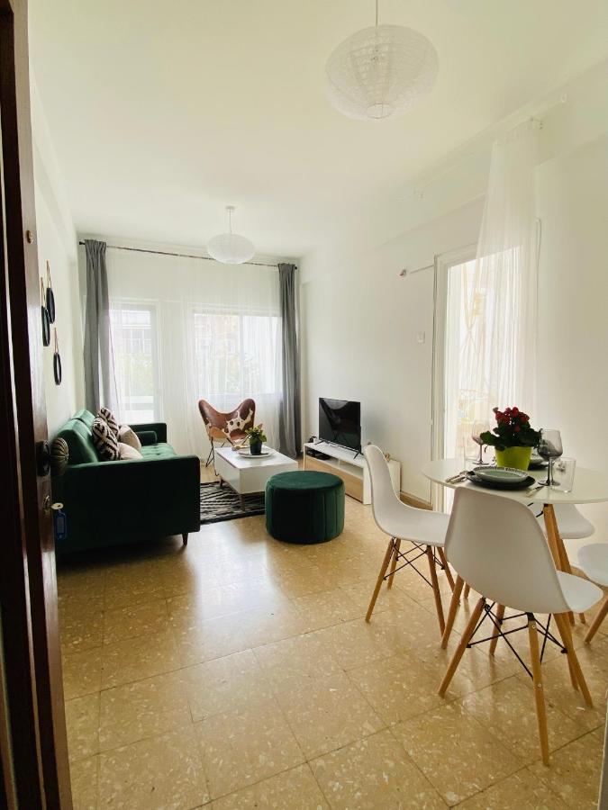Boho-Chic One Bedroom Flat In Engomi Exteriér fotografie